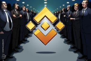 Binance官方公告对11家加密平台启动交易限制的背景示意图