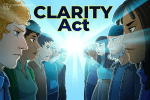 美国参议院议事厅内景，象征CLARITY法案立法协商进入关键阶段