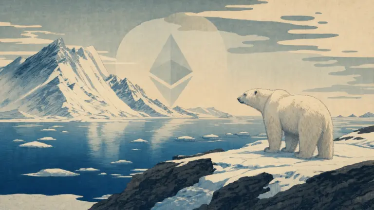 Platåberget 测试网网络拓扑示意，连接 Ethereum 基金会标识与 Glamsterdam 升级版本号