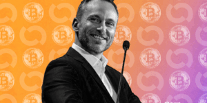 Tether 公司标识叠加 KPMG 审计印章的抽象插画，背景为黄金金条与美元纸币