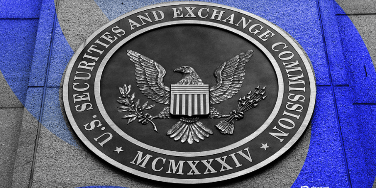 美国证券交易委员会 SEC 标志,背景为加密融资新规 Regulation Crypto Assets 立法议程被紧急撤回的政策事件示意图