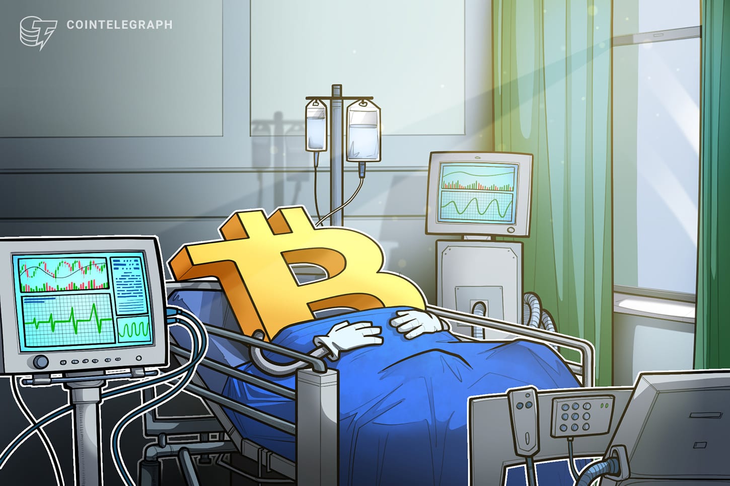 比特币价格K线下行与现货ETF资金流主题图，用于说明本周ETF资金流与价格分化的背景