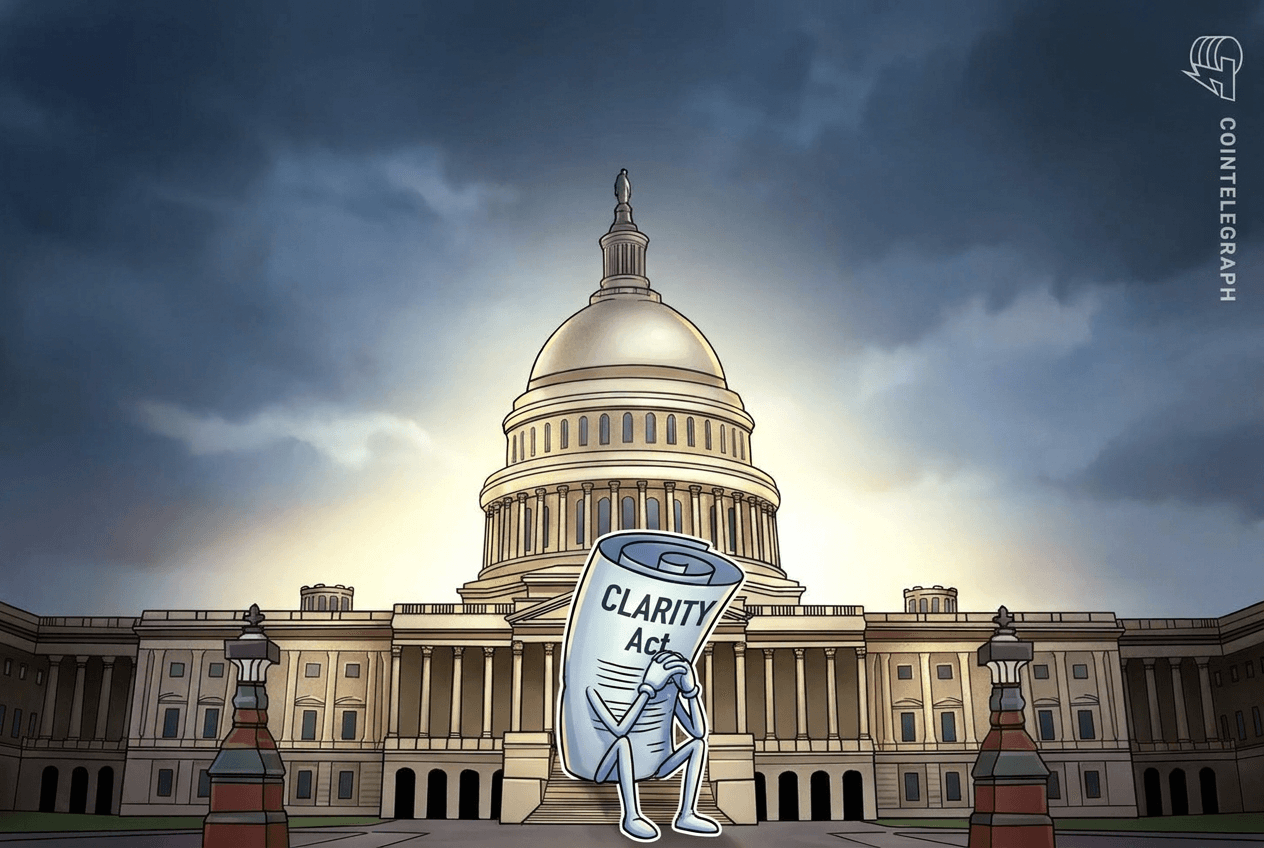 美国国会大厦与加密市场结构立法 CLARITY Act 报道封面