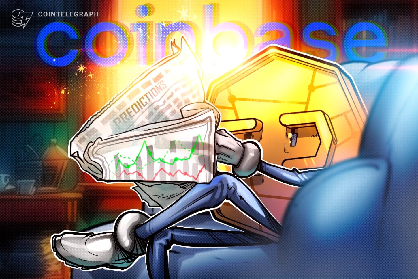 美国CLARITY法案参议院受阻与Coinbase监管敞口的概念示意图