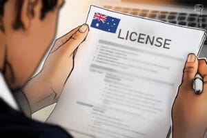 ASIC加密牌照截止日期提示图，背景为澳大利亚地图与时钟元素，呼应9月30日最后期限与年营业额10%罚款