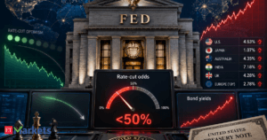 CME FedWatch显示美联储9月降息概率跌至不足50%，全球长端债券收益率同步上行