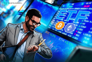 美国现货加密ETF资金流入回落但延续多日连涨势头示意图