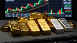 COMEX黄金白银早盘下跌，美元指数18个月高位与油价压制金价