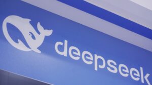 2026年4月23日中国杭州商场内的DeepSeek品牌标识